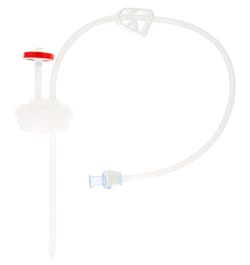 Foxx Life Sciences&nbsp;EZBiopure Titanium Round Bottle Cap Assembly, MTO, 1L, Single Use Technology with Advantaflex Tubing, Luer and GL45 VersaCap, 20/CS, Sterile