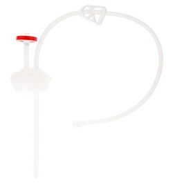 Foxx Life Sciences&nbsp;EZBiopure Titanium Round Bottle Cap Assembly, MTO, 1L, Single Use Technology with EZLabpure&trade; Tubing, Luer and GL45 VersaCap, 20/CS, Sterile