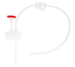 Foxx Life Sciences&nbsp;EZBiopure Titanium Round Bottle Cap Assembly, MTO, 125mL, Single Use Technology with C-Flex Tubing, Plug and GL45 VersaCap, 20/CS, Sterile