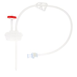 Foxx Life Sciences&nbsp;EZBiopure Titanium Round Bottle Cap Assembly, MTO, 250mL, Single Use Technology with Advantaflex Tubing, Luer and GL45 VersaCap, 20/CS, Sterile