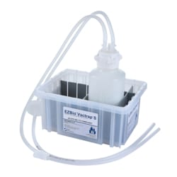 Foxx Life Sciences EZBio Vactrap S Vacuum Trap System (Vacuum Flask Alternative) for Aspiration & Vacuum Protection, Shatterproof 1L Aspirator Bottle Assembly with Secondary Container, Autoclavable,Polypropylene, Inline Vent Filter, Sterile, 1/EA