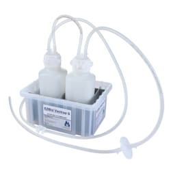 Foxx Life Sciences&nbsp;EZBio Vactrap S Vacuum Trap System (Vacuum Flask Alternative) for Aspiration & Vacuum Protection, Shatterproof 1L+1L Aspirator Bottle Assembly with Secondary Container, Autoclavable,Polypropylene, Inline Vent Filter, Sterile, 1/EA