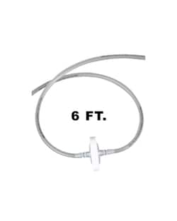 Foxx Life Sciences&nbsp;EZBio Vactrap S Tubing Extension, 6 feet (6'), with 0.2 µm PTFE Inline Vent Filter, Sterile, 1/EA