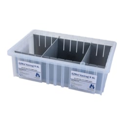 Foxx Life Sciences&nbsp;EZBio Vactrap S XL Secondary Container Spill Basin, Safety Tray with Dividers, for use with Vactrap Vacuum Trap System or for General Lab Safety, Waste Storage, and Spill Containment, Sterile, 1/EA