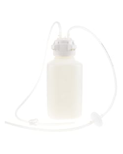 Foxx Life Sciences EZBio Vactrap S Vacuum Trap Bottle (Vacuum Flask Alternative) for Aspiration & Vacuum Protection, Shatterproof 4L Aspirator Bottle Assembly, Bleach Compatible HDPE, Inline Vent Filter, No Secondary Container, Sterile, 1/EA