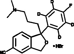 Cayman Chemical&nbsp;Citalopram-d4 (hydrobromide), Purity: ≥99% deuterated forms (d1-d4), CAS: 1219803-58-3, 1 mg