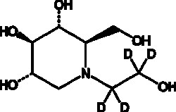 Cayman Chemical&nbsp;Miglitol-d4, Purity: ≥99% deuterated forms (d1-d4), 1 mg