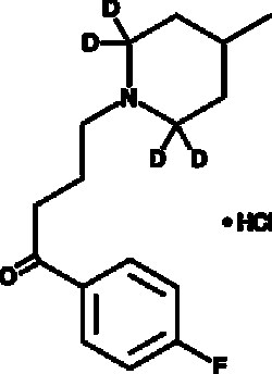 Cayman Chemical&nbsp;Melperone-d4 (hydrochloride), Purity: ≥99% deuterated forms (d1-d4), CAS: 1219798-80-7, 5 mg