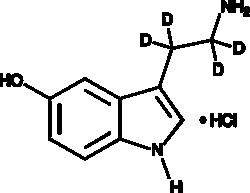 Cayman Chemical&nbsp;Serotonin-d4 (hydrochloride), Purity: ≥99% deuterated forms (d1-d4), CAS: 2469263-61-2, 10 mg