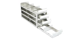 Alkali Scientific&trade; Upright Sliding Tray Freezer Rack for 2