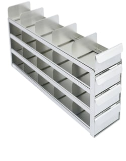 Alkali Scientific™ Upright Sliding Tray Freezer Rack for 3