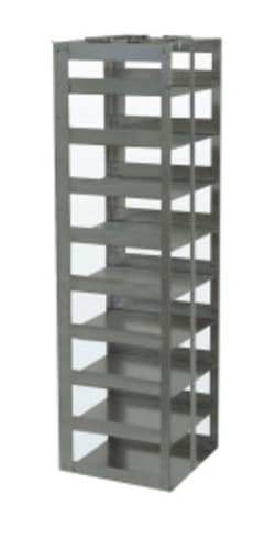 Alkali Scientific&trade; Vertical Freezer Racks for 100-Cell Hinged Plastic Boxes, Rack Only, 9 Boxes High