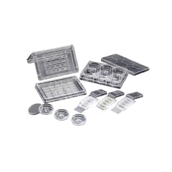 Alkali Scientific&nbsp;ASI&trade; Scar&trade; Block 35mm, 2 Well Confocal Dish, PS, Sterile, 30/Pk, FLux