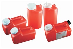 Alkali Scientific&nbsp;ASI&trade; 24-Hour Urine 3.5L Containers, Leak-Resistant | Pathology, Microbiology, Histology,40/Cs, Horizontal Space Saver, With EZ-UP Pour-Spout