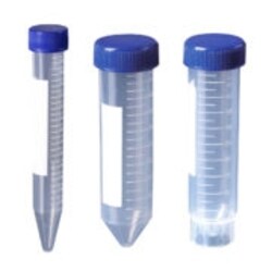 Alkali Scientific&nbsp;ASI&trade; 50mL Centrifuge Tubes, Conical, Foam Rack, Sterile, Flat Blue Screw Cap, PP (500/Cs)