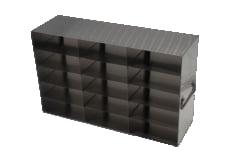 Alkali Scientific™ Upright Freezer Rack for 50-Cell 1.5ml Microtube Storage Boxes, 3x5x2 Configuration, 15 Box Capacity