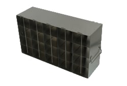 Alkali Scientific&trade; Stainless Steel Upright Freezer Rack for 80 Place Tube Boxes, 8 x 5 Configuration, 40 Box Capacity