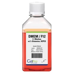Alkali Scientific CellPro™ DMEM/F12 1:1 medium with L-glutamine, HEPES, 500ml. 10/Case