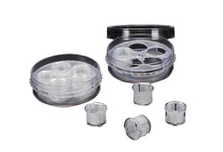 Alkali Scientific ASI™ 35mm Nylon Multi Insert Dish, Sterile, Eazy Grip, 18/Cs, Groove, TC Treated