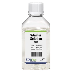 Alkali Scientific CellPro™ 100X Vitamin solution, 100ml, 10/Case