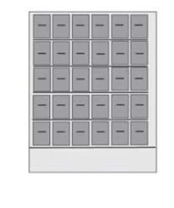Alkali Scientific Alkali Scientific Horizontal Freezer Rack for 2" boxes,