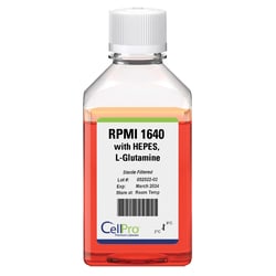 Alkali Scientific CellPro RPMI 1640 medium with HEPES, L-glutamine, 500ml,
