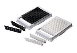 Alkali Scientific ASI™ Immunoplate 8-Well Strip, Flat Bottom, PS, No Lid, 100/Cs, White, Maxibinding