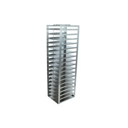 Alkali Scientific™ Vertical Freezer Rack for 100-Place Slide Boxes, Holds 18 boxes