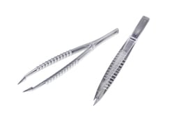 Alkali Scientific&nbsp;ASI&trade; Disposable Tweezers, PS, Sterile, 123mm, Individual Wrapped,50/Pk, Sharp