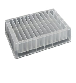 Alkali Scientific&nbsp;CellPro&trade; Automation Reservoirs, 180ml, 12 Channel, Polypropylene, Universally Robotic Liquid Handler Compatible, 50/Case, NON-STERILE