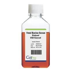 Alkali Scientific CellPro™ Dialyzed Fetal Bovine Serum (FBS), US Origin, 500mL