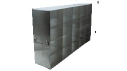 Alkali Scientific&trade; Upright Freezer Drawer Racks forLarge 3.75″ Boxes- Rack Only- 5 Boxes Deep x 4 Boxes High