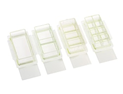 Alkali Scientific&nbsp;ASI&trade; Cell Culture Chamber Slide, Clear, D-Lux +Surface, PS & PP, Sterile, 12/Case, 2 Well