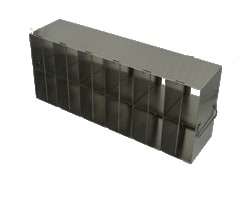 Alkali Scientific&trade; Upright Freezer Racks for 96-Well and 384-Well Microtiter Plates with Locking Rod – Rack Only (84-96 Plates)