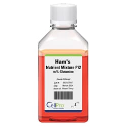 Alkali Scientific CellPro Ham's Nutrient Mixture F12, with L-glutamine,