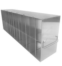 Alkali Scientific&trade; Upright Freezer Racks for 96-Well and 384-Well Microtiter Plates with Locking Rod – Rack Only (98-112 Plates)