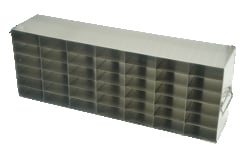 Alkali Scientific&trade; Stainless Steel Upright Freezer Rack for 25-Place Slide Boxes, 42 Box Capacity