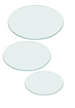 Alkali Scientific&nbsp;ASI&trade; Round Glass Coverslips, 9mm, No. 1, 0.13-0.17mm, 1oz, 200/pk