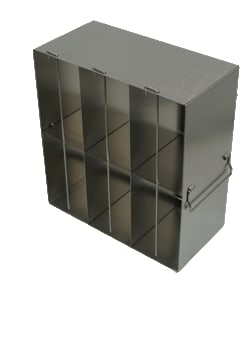 Alkali Scientific&trade; Upright Freezer Racks for 96-Well and 384-Well Plates with Locking Rod – Rack Only (54-60 Plates)