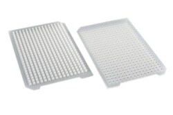 Alkali Scientific&nbsp;CellPro&trade; 96-Well, Silicone Sealing Mats, 50/pk, 96 Round Well, Black Alphanumeric Printing, Silicone, 