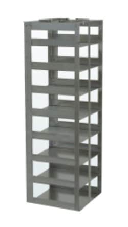 Alkali Scientific&trade; Vertical Freezer Racks for 100-Cell Hinged Plastic Boxes, Rack Only, 8 Boxes High