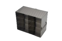 Alkali Scientific&trade; Upright Freezer Rack for 50-Cell 0.5ml Microtube Storage Boxes, 2x4x2 Configuration, 8 Box Capacity