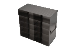 Alkali Scientific&trade; Upright Freezer Rack for 50-Cell 1.5ml Microtube Storage Boxes, 2x5x2 Configuration, 10 Box Capacity