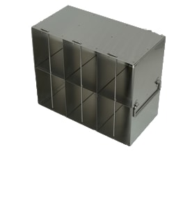 Alkali Scientific&trade; Upright Freezer Racks for 96-Well and 384-Well Plates with Locking Rod – Rack Only (42-48 Plates)