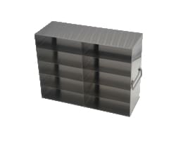 Alkali Scientific&trade; Stainless Steel Upright Freezer Rack for Plasma Boxes, 2x5 configuration, 10 Box Capacity