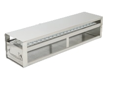 Alkali Scientific&trade; Upright Freezer Drawer Rack for 15ml Centrifuge Tubes – Rack Only (1 Drawer; 80 Tubes)
