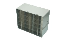 Alkali Scientific&trade; Upright Freezer Racks for 96 Deep-Well Microtiter Plates and Microtube Racks with Locking Rod – Rack Only – 3 x 5, 15 Box Capacity