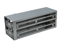 Alkali Scientific&trade; Upright Freezer Drawer Racks for Storage of Bottles,2 Drawers, Drawer Area Capacity: 15″ x 4 1/2″