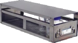 Alkali Scientific&trade; Freezer Drawer Racks for Storage of Bottles, 1 Drawer, Drawer Area Capacity: 15″ x 4 1/2″