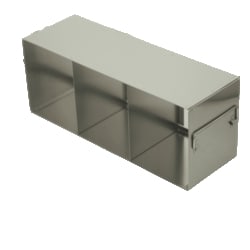 Alkali Scientific&trade; Upright Freezer Rack For Mixed Storage of 2″,3″ and 3.75″ Standard Boxes